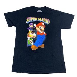 Super Mario Graphic Game Tee Thrifted Vintage Style Size L